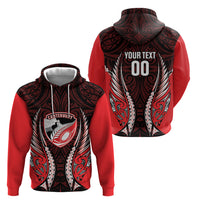 Canterbury 2026 Rugby Custom Hoodie NZ Maori Silver Fern LT14 - Polynesian Pride