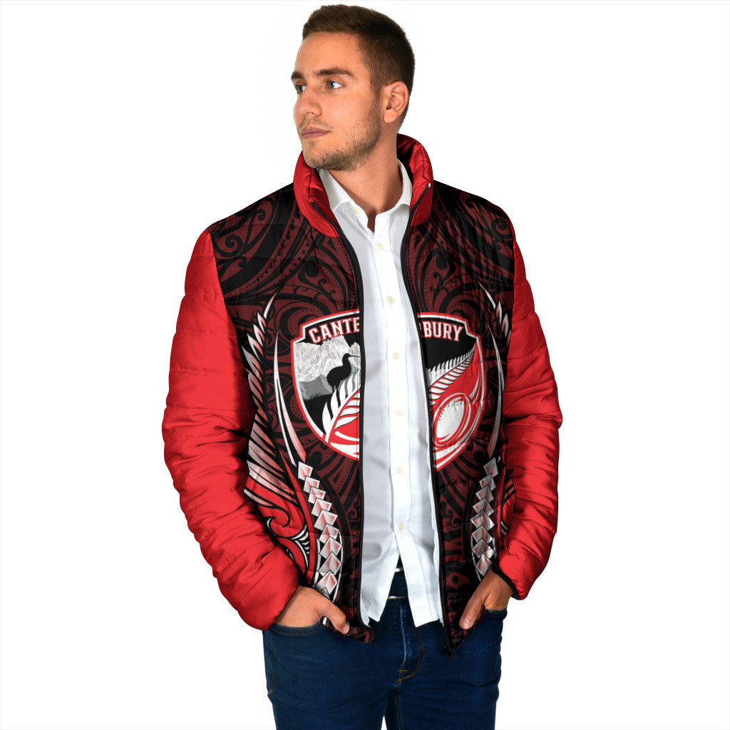 Canterbury 2026 Rugby Custom Padded Jacket NZ Maori Silver Fern LT14 - Polynesian Pride