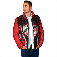 Canterbury 2026 Rugby Custom Padded Jacket NZ Maori Silver Fern LT14 - Polynesian Pride