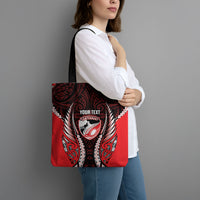 Canterbury 2026 Rugby Custom Tote Bag NZ Maori Silver Fern LT14 - Polynesian Pride