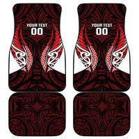 Counties Manukau 2026 Rugby Custom Car Mats NZ Maori Silver Fern LT14 - Polynesian Pride
