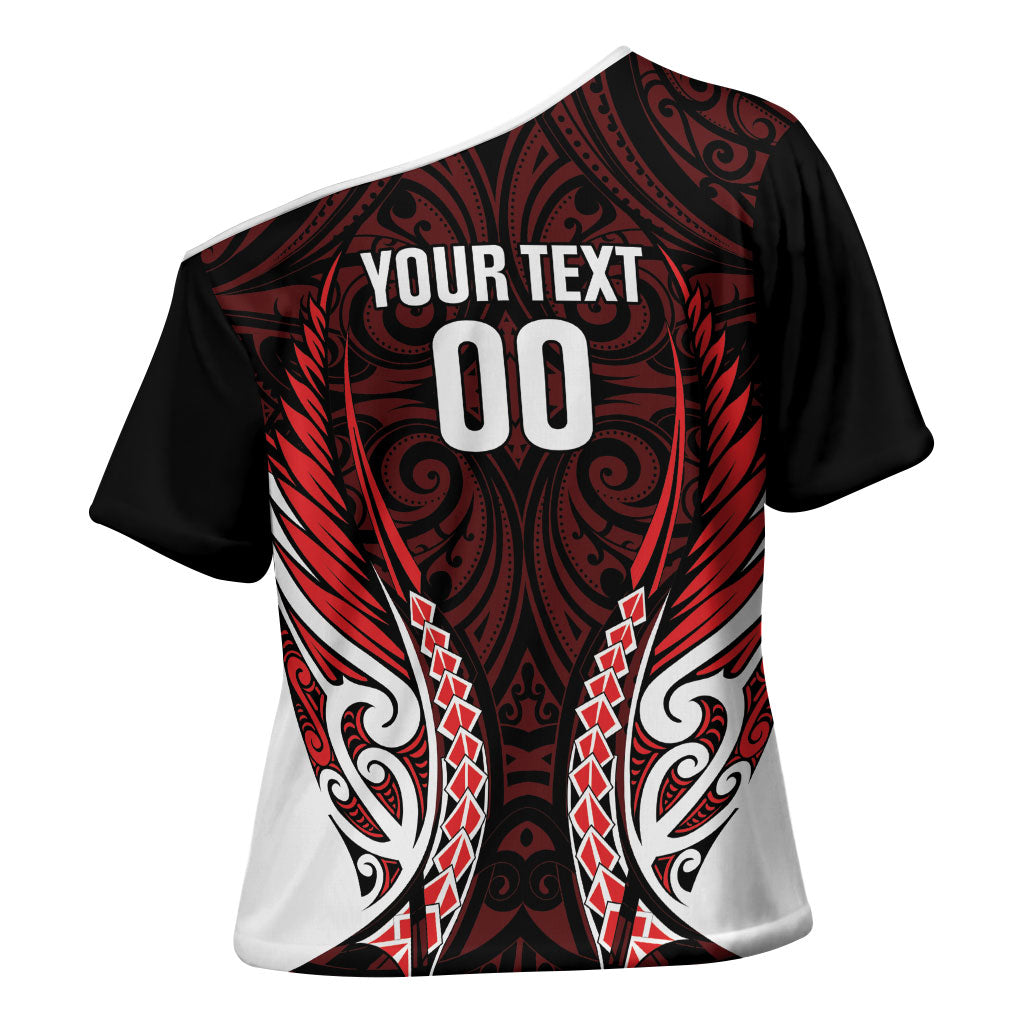 Counties Manukau 2026 Rugby Custom Cross Shoulder Shirt NZ Maori Silver Fern LT14 - Polynesian Pride