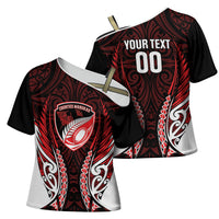 Counties Manukau 2026 Rugby Custom Cross Shoulder Shirt NZ Maori Silver Fern LT14 - Polynesian Pride