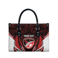 Counties Manukau 2026 Rugby Custom Leather Bag NZ Maori Silver Fern LT14 - Polynesian Pride