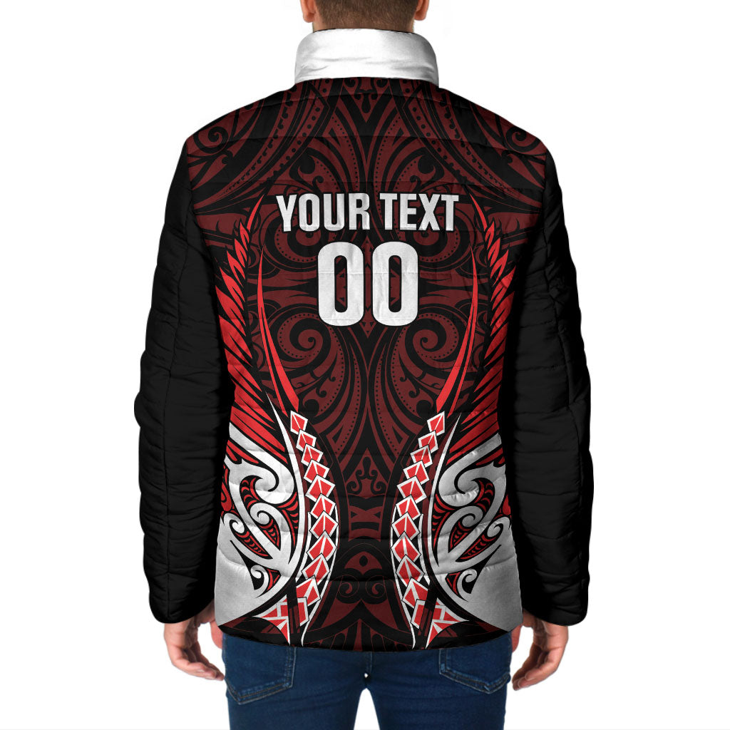 Counties Manukau 2026 Rugby Custom Padded Jacket NZ Maori Silver Fern LT14 - Polynesian Pride