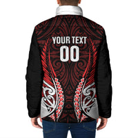 Counties Manukau 2026 Rugby Custom Padded Jacket NZ Maori Silver Fern LT14 - Polynesian Pride