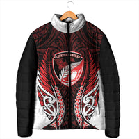 Counties Manukau 2026 Rugby Custom Padded Jacket NZ Maori Silver Fern LT14 - Polynesian Pride