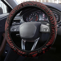 Counties Manukau 2026 Rugby Custom Steering Wheel Cover NZ Maori Silver Fern LT14 - Polynesian Pride