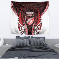 Counties Manukau 2026 Rugby Custom Tapestry NZ Maori Silver Fern LT14 - Polynesian Pride