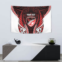 Counties Manukau 2026 Rugby Custom Tapestry NZ Maori Silver Fern LT14 - Polynesian Pride
