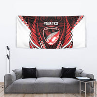 Counties Manukau 2026 Rugby Custom Tapestry NZ Maori Silver Fern LT14 - Polynesian Pride