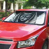 Hawke's Bay 2026 Rugby Custom Auto Sun Shade NZ Maori Silver Fern LT14 - Polynesian Pride
