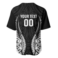 Hawke's Bay 2026 Rugby Custom Baseball Jersey NZ Maori Silver Fern LT14 - Polynesian Pride