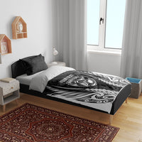 Hawke's Bay 2026 Rugby Custom Bedding Set NZ Maori Silver Fern LT14 - Polynesian Pride