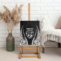 Hawke's Bay 2026 Rugby Custom Canvas Wall Art NZ Maori Silver Fern LT14 - Polynesian Pride