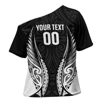 Hawke's Bay 2026 Rugby Custom Cross Shoulder Shirt NZ Maori Silver Fern LT14 - Polynesian Pride