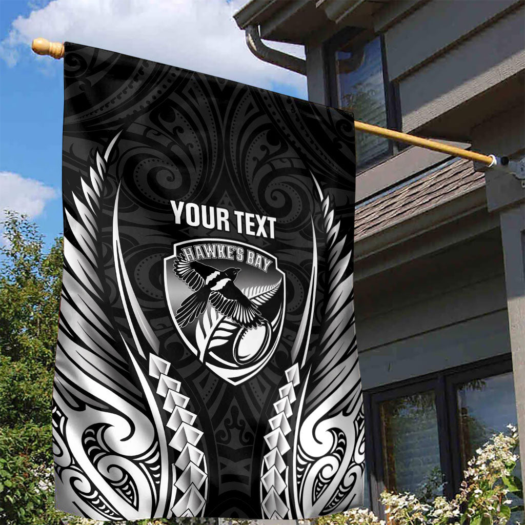 Hawke's Bay 2026 Rugby Custom Garden Flag NZ Maori Silver Fern LT14 - Polynesian Pride