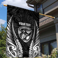 Hawke's Bay 2026 Rugby Custom Garden Flag NZ Maori Silver Fern LT14 - Polynesian Pride