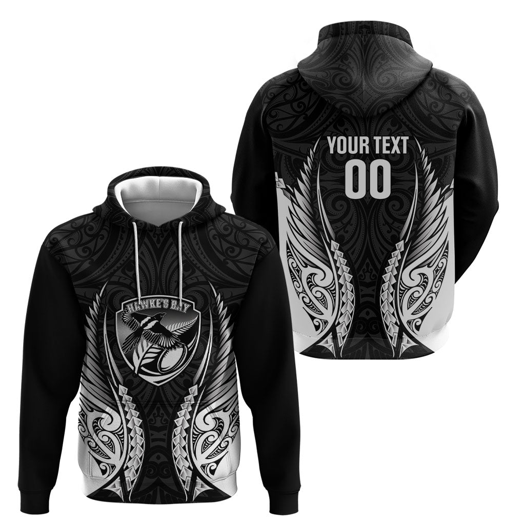 Hawke's Bay 2026 Rugby Custom Hoodie NZ Maori Silver Fern LT14 - Polynesian Pride