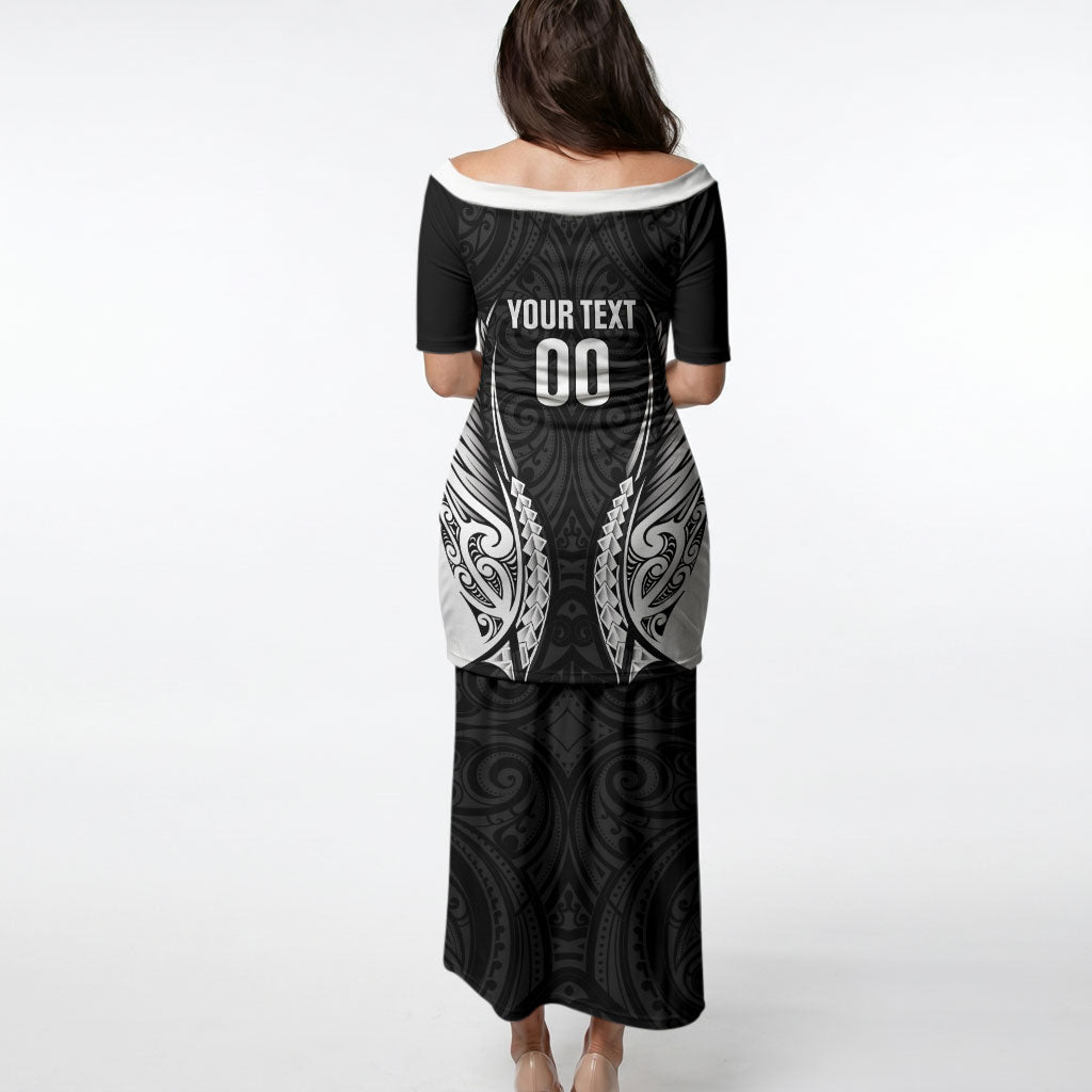 Hawke's Bay 2026 Rugby Custom Puletasi NZ Maori Silver Fern LT14 - Polynesian Pride