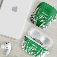 Manawatu 2026 Rugby Custom AirPods Case NZ Maori Silver Fern LT14 - Polynesian Pride
