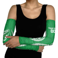 Manawatu 2026 Rugby Custom Arm Sleeves NZ Maori Silver Fern LT14 - Polynesian Pride