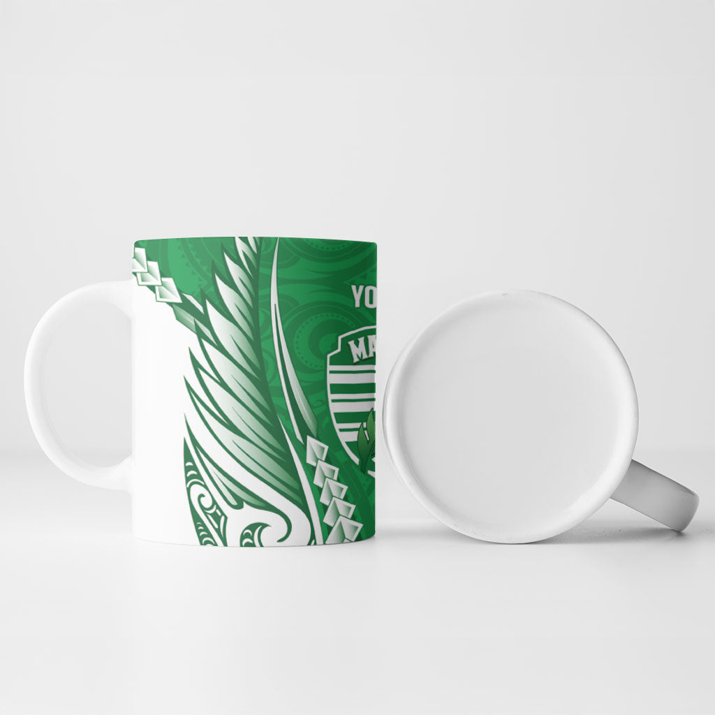 Manawatu 2026 Rugby Custom Ceramic Mug NZ Maori Silver Fern LT14 - Polynesian Pride