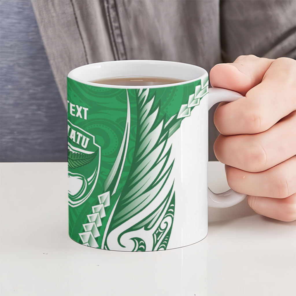 Manawatu 2026 Rugby Custom Ceramic Mug NZ Maori Silver Fern LT14 - Polynesian Pride