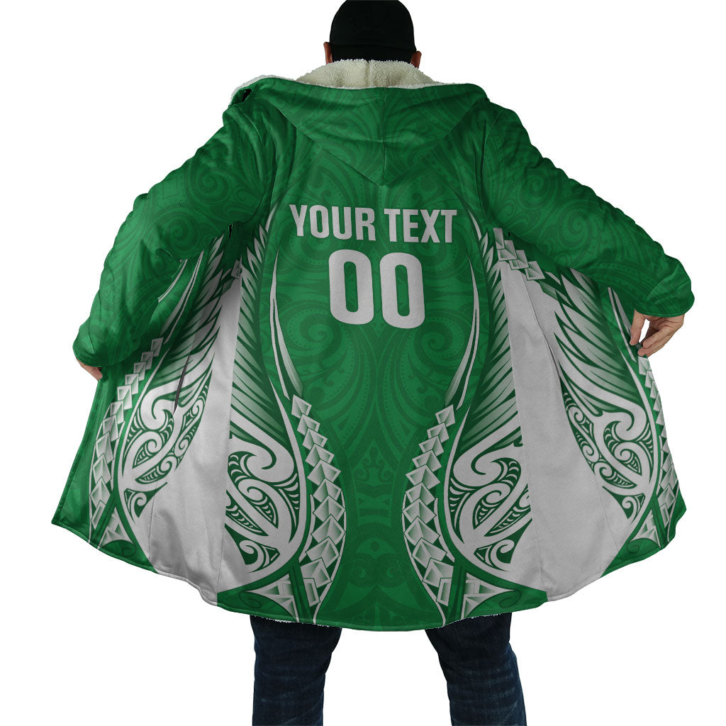 Manawatu 2026 Rugby Custom Cloak NZ Maori Silver Fern LT14 - Polynesian Pride