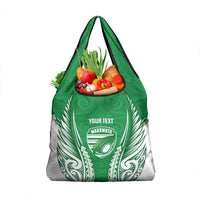 Manawatu 2026 Rugby Custom Grocery Bag NZ Maori Silver Fern LT14 1-pack One Size Green - Polynesian Pride