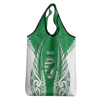 Manawatu 2026 Rugby Custom Grocery Bag NZ Maori Silver Fern LT14 - Polynesian Pride