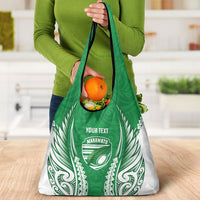 Manawatu 2026 Rugby Custom Grocery Bag NZ Maori Silver Fern LT14 - Polynesian Pride