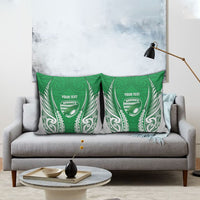 Manawatu 2026 Rugby Custom Pillow Cover NZ Maori Silver Fern LT14 - Polynesian Pride