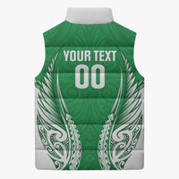 Manawatu 2026 Rugby Custom Sleeveless Puffer Jacket NZ Maori Silver Fern LT14 - Polynesian Pride