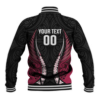 North Harbour 2026 Rugby Custom Baseball Jacket NZ Maori Silver Fern LT14 - Polynesian Pride