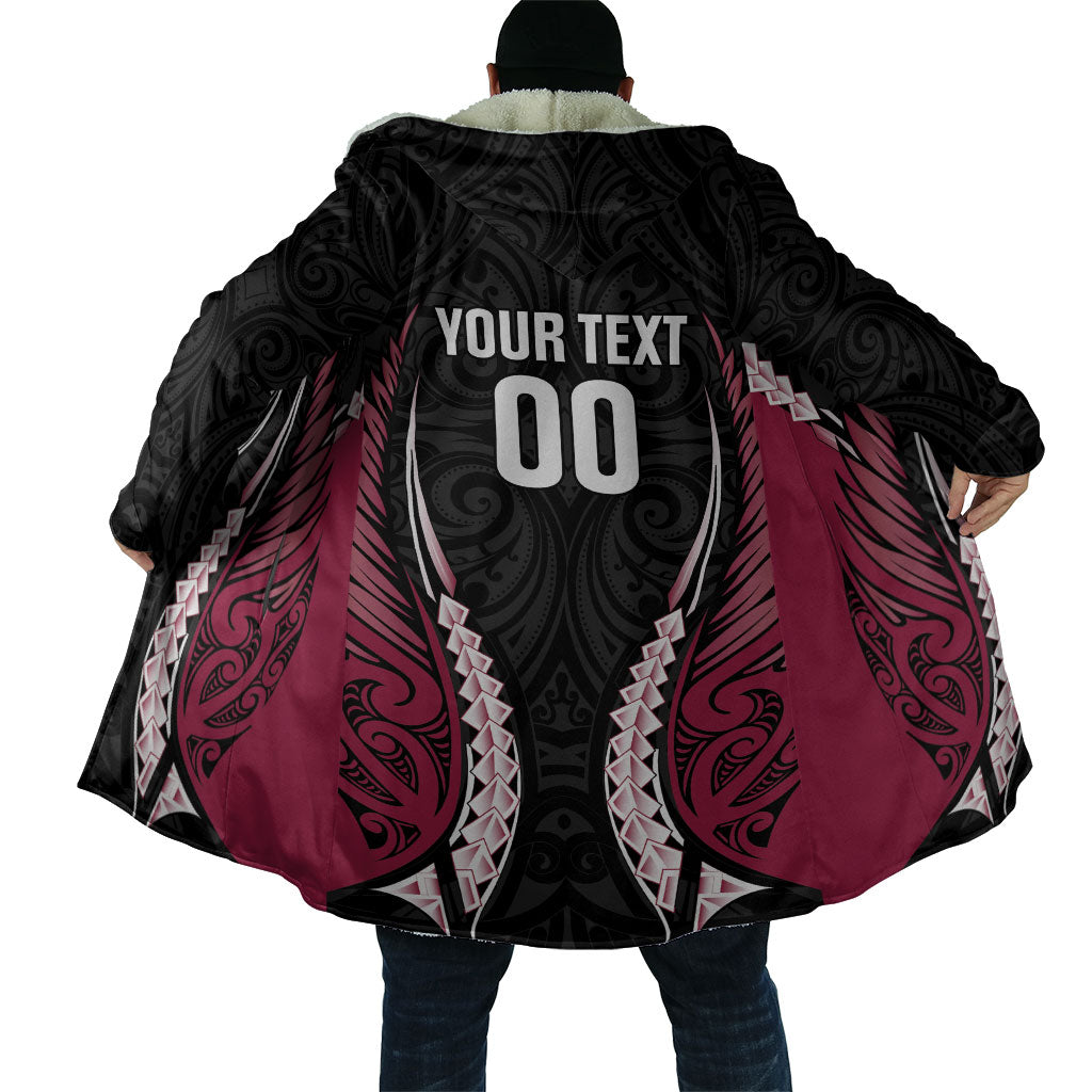 North Harbour 2026 Rugby Custom Cloak NZ Maori Silver Fern LT14 - Polynesian Pride