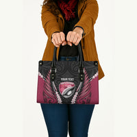 North Harbour 2026 Rugby Custom Leather Bag NZ Maori Silver Fern LT14 - Polynesian Pride