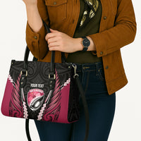 North Harbour 2026 Rugby Custom Leather Bag NZ Maori Silver Fern LT14 - Polynesian Pride