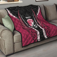 North Harbour 2026 Rugby Custom Quilt NZ Maori Silver Fern LT14 - Polynesian Pride