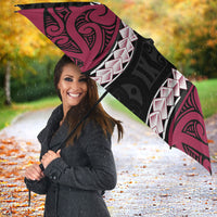 North Harbour 2026 Rugby Custom Umbrella NZ Maori Silver Fern LT14 - Polynesian Pride