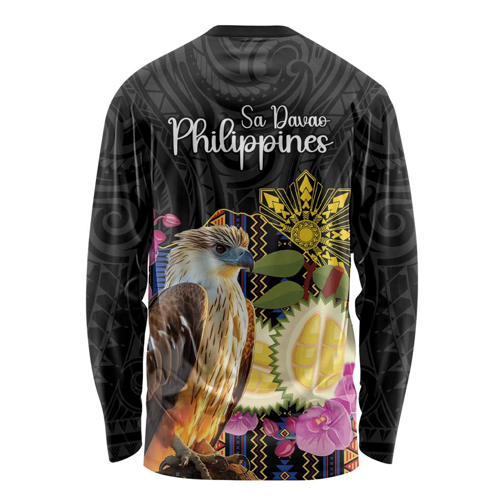 Kadayawan Philippines Long Sleeve Shirt Filipino Eagle Happy 39th Anniversary LT14 - Polynesian Pride