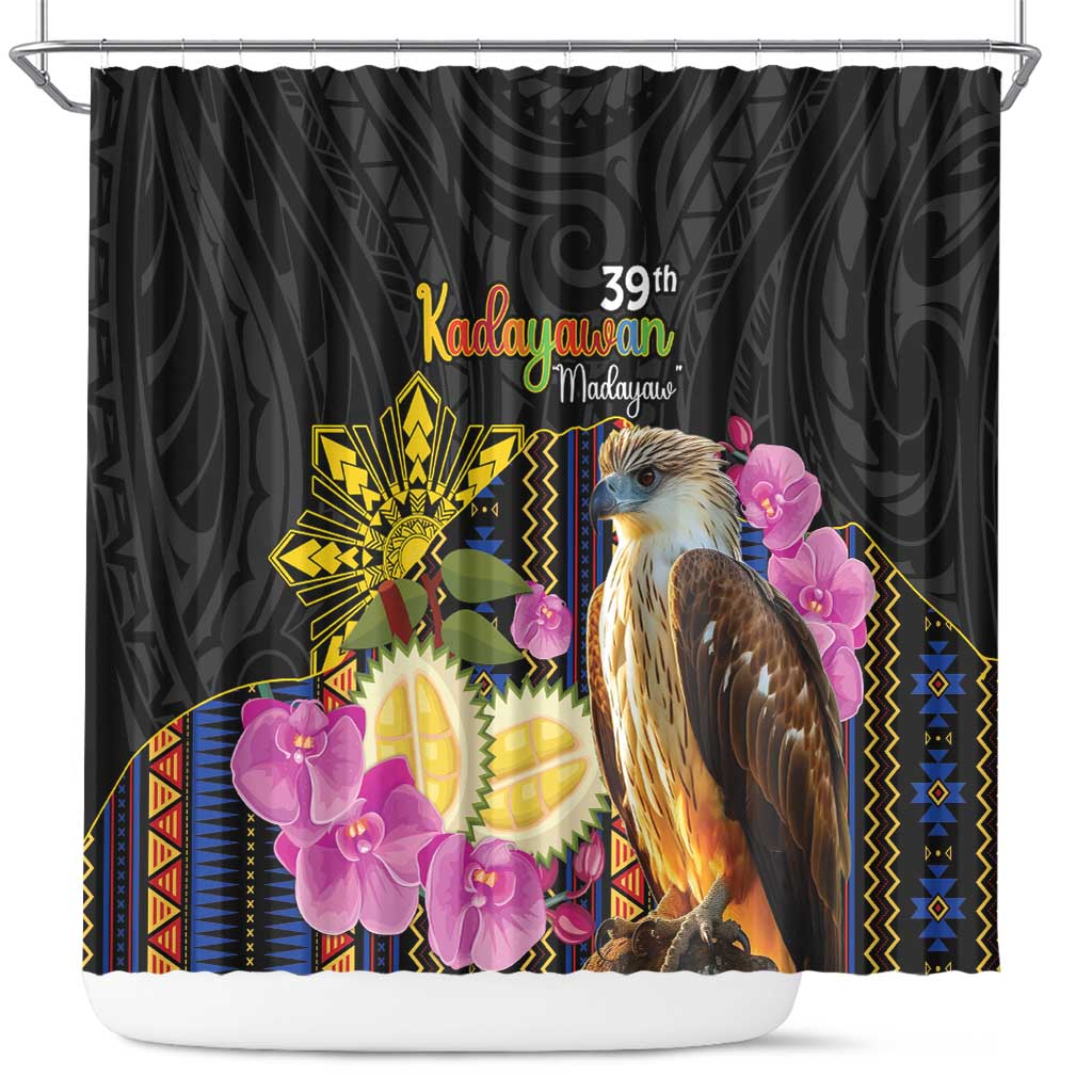 Kadayawan Philippines Shower Curtain Filipino Eagle Happy 39th Anniversary