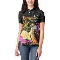 Kadayawan Philippines Women Polo Shirt Filipino Eagle Happy 39th Anniversary LT14 - Polynesian Pride