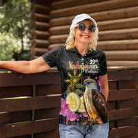 Kadayawan Philippines Women Polo Shirt Filipino Eagle Happy 39th Anniversary LT14 - Polynesian Pride