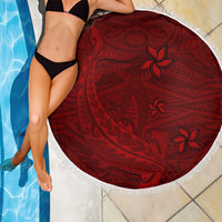 Oxblood Polynesia Beach Blanket Hawaiian Tribal Hammerhead Shark Tattoo LT14 - Polynesian Pride