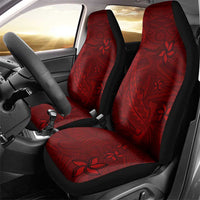 Oxblood Polynesia Car Seat Cover Hawaiian Tribal Hammerhead Shark Tattoo LT14 - Polynesian Pride