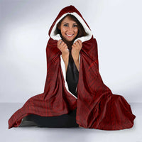 Oxblood Polynesia Hooded Blanket Hawaiian Tribal Hammerhead Shark Tattoo LT14 - Polynesian Pride