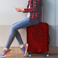 Oxblood Polynesia Luggage Cover Hawaiian Tribal Hammerhead Shark Tattoo LT14 - Polynesian Pride
