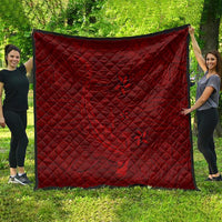 Oxblood Polynesia Quilt Hawaiian Tribal Hammerhead Shark Tattoo LT14 - Polynesian Pride