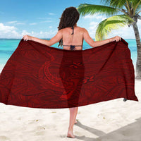 Oxblood Polynesia Sarong Hawaiian Tribal Hammerhead Shark Tattoo LT14 - Polynesian Pride